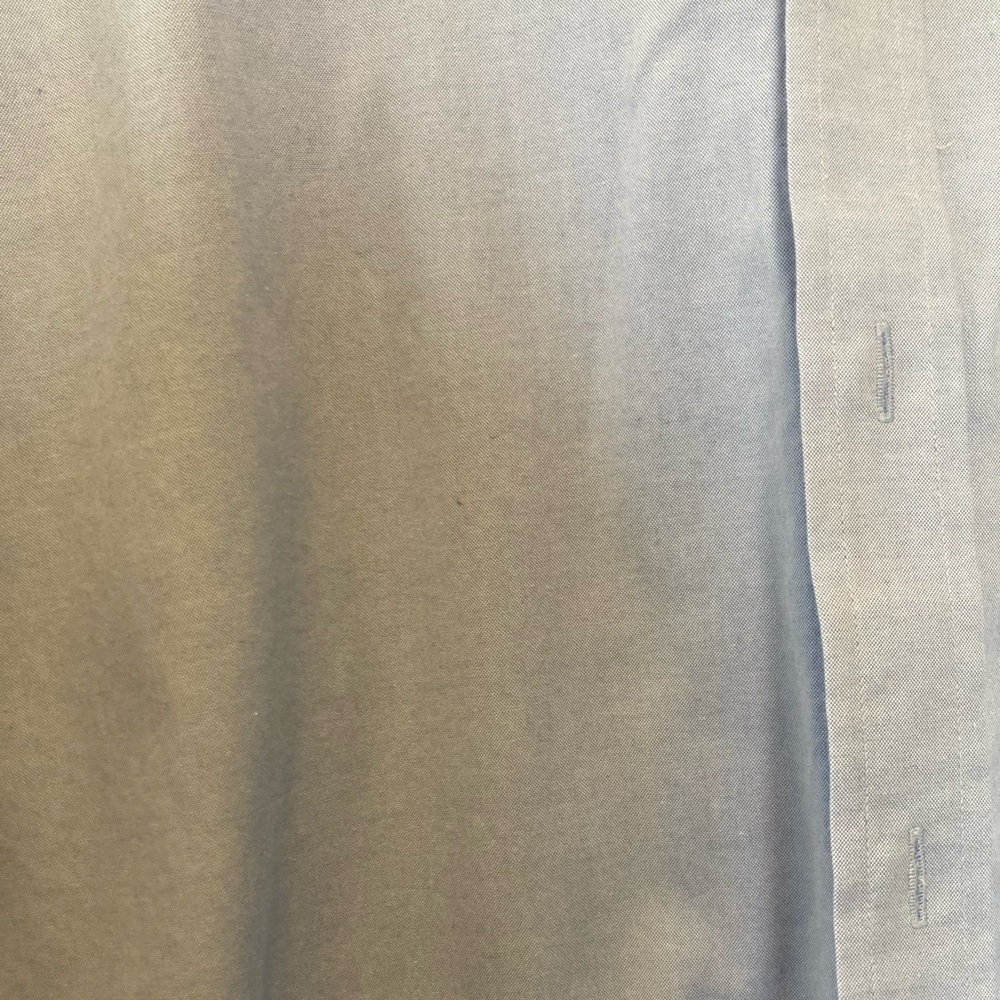 Versona XL Cotton Blue Classic Button Down Dress Shirt - Picture 5 of 5